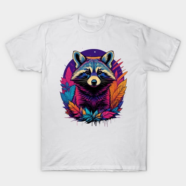 Raccoon Vibes T-Shirt by Dürer Design